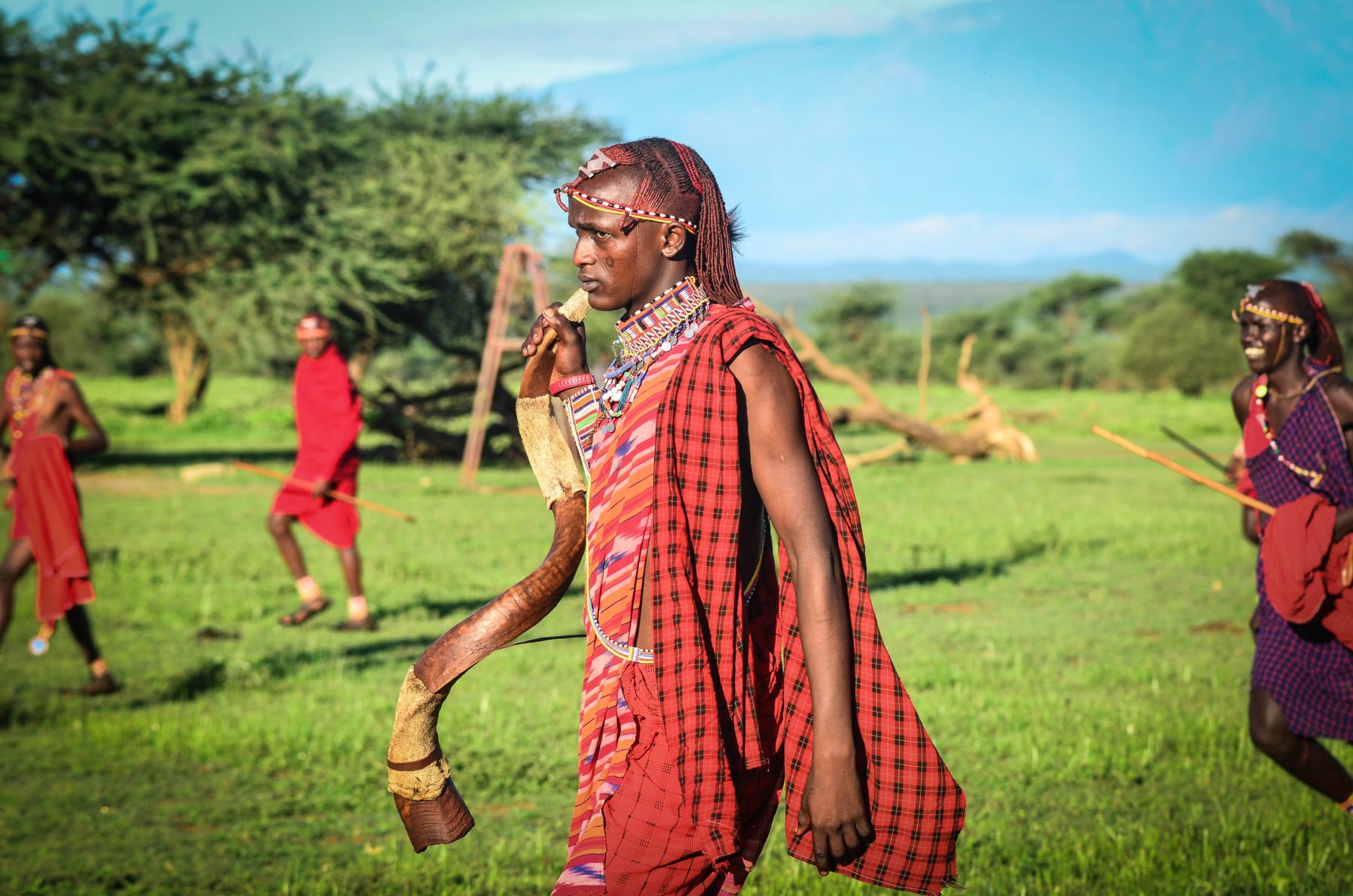 Masai Camping in Ngorongoro National Park